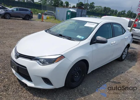 2016 Toyota Corolla Le from USA, damaged, VIN 2T1BURHE4GC607486